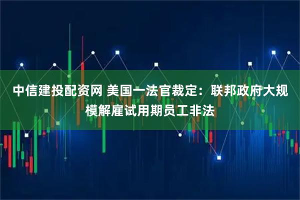中信建投配资网 美国一法官裁定：联邦政府大规模解雇试用期员工非法